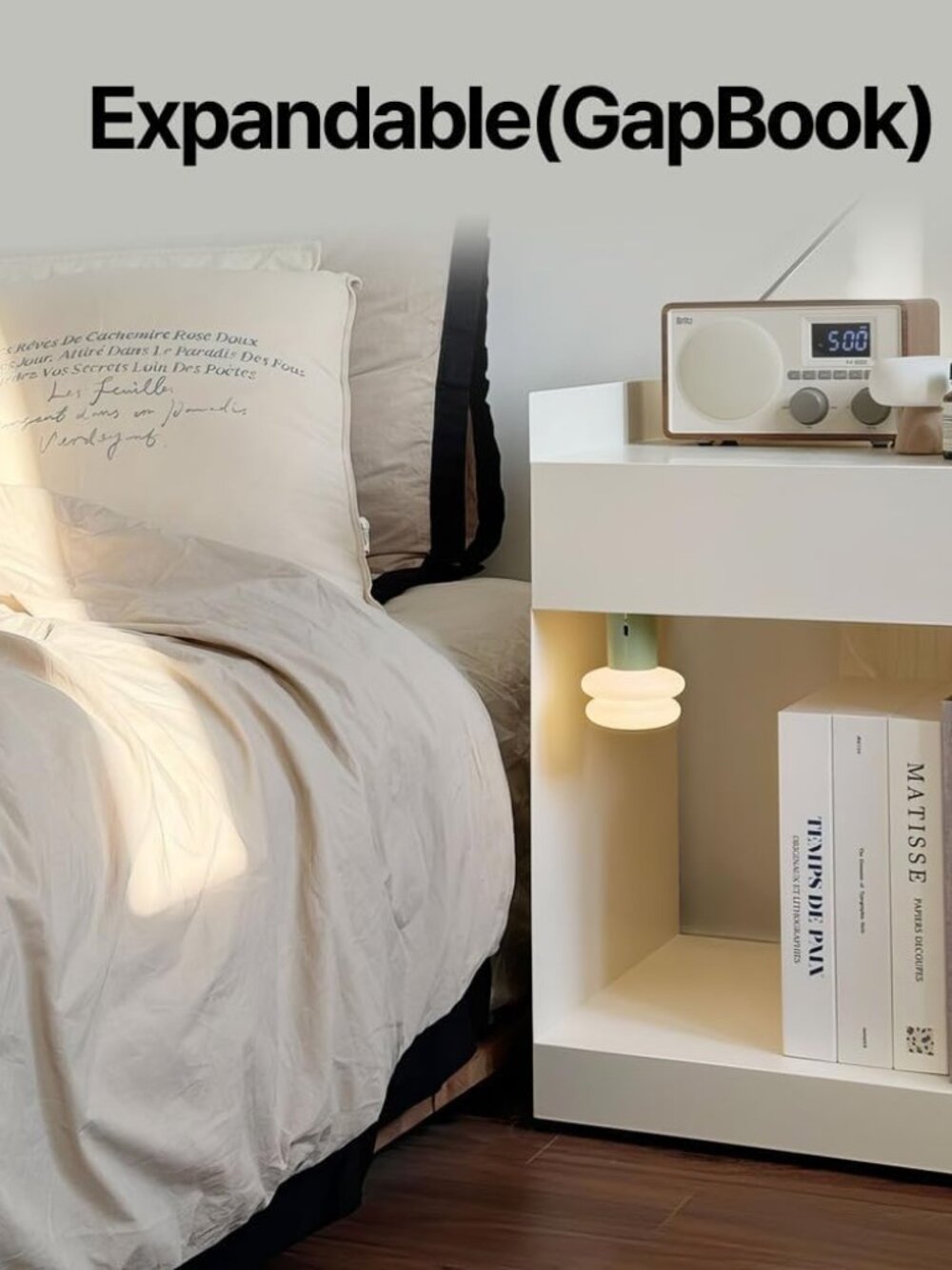 Book Shape Decorative Cable Management Box - Expandable Cable Organizer Box with - Picture 8 of 9